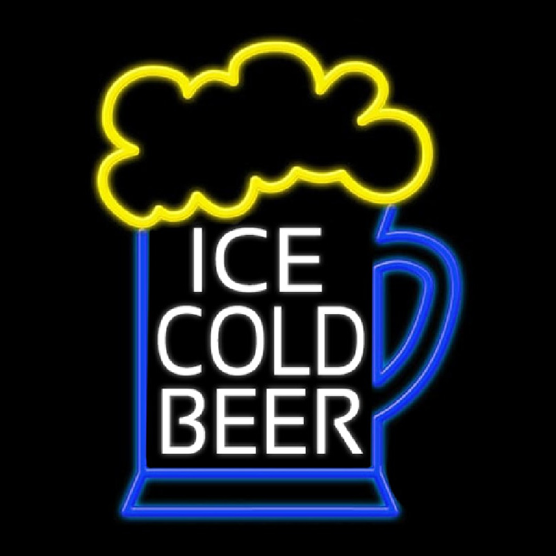 Ice Cold Beer Neon Sign