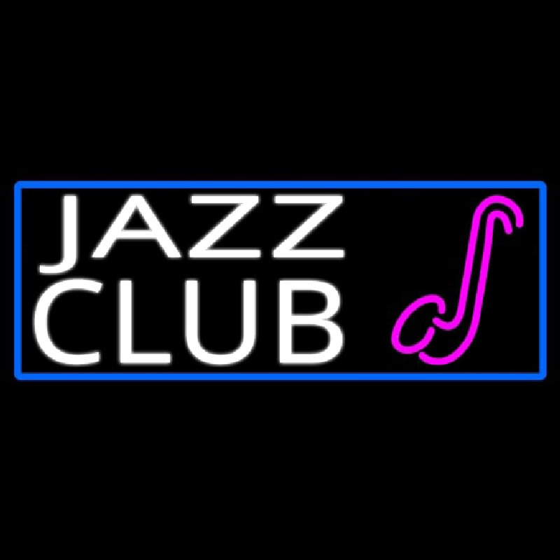 Jazz Club With Sa ophone Neon Sign
