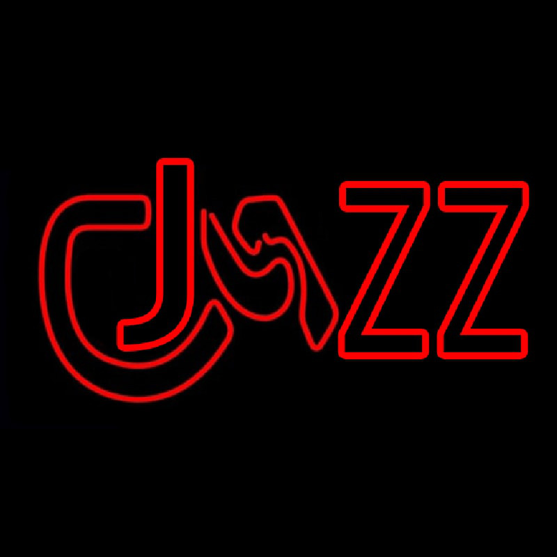 Jazz Red Colored Neon Sign