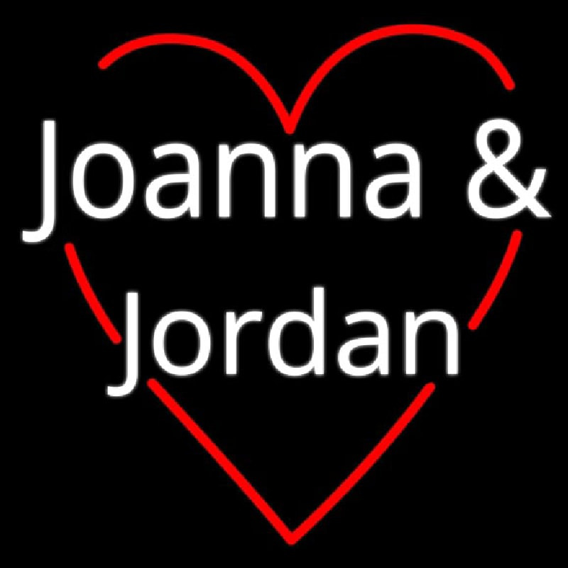Joanna And Jordan Neon Sign