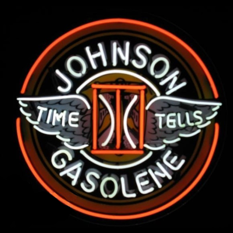 Johnson Gasoline Neon Sign
