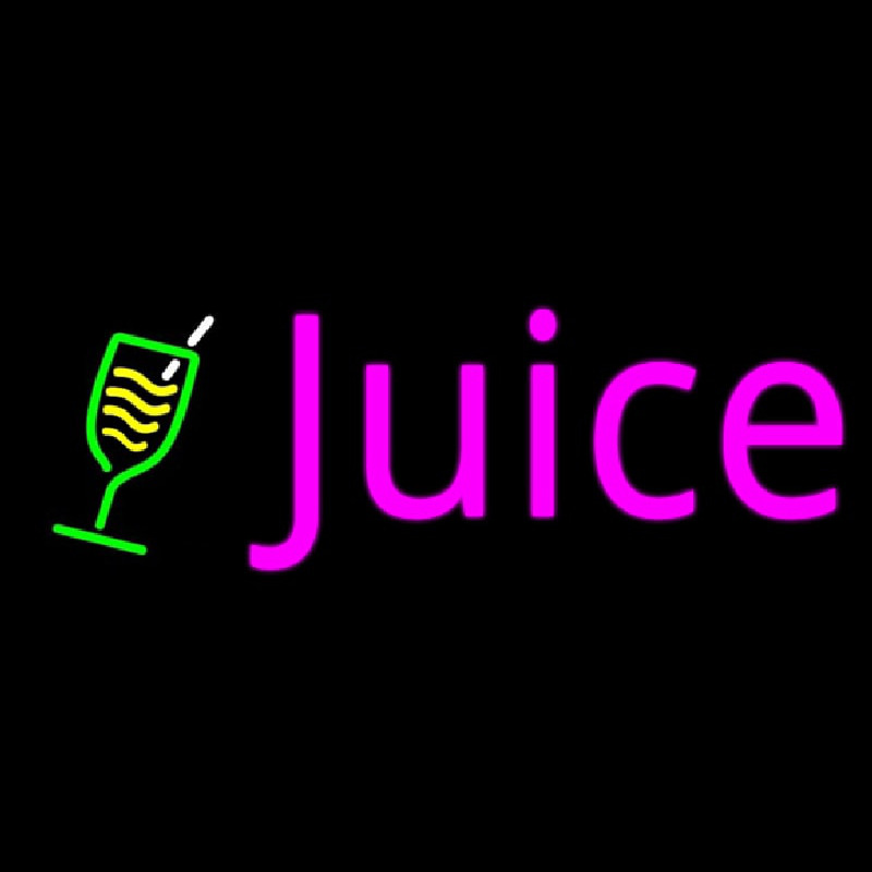 Juice Logo Neon Sign