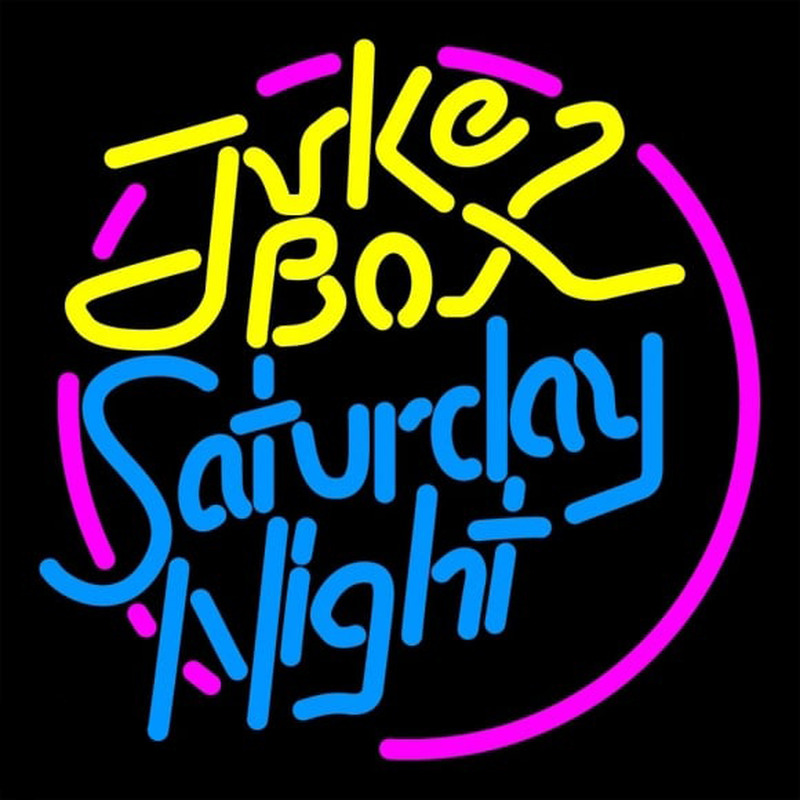 Juke Bo  Saturday Night Neon Sign