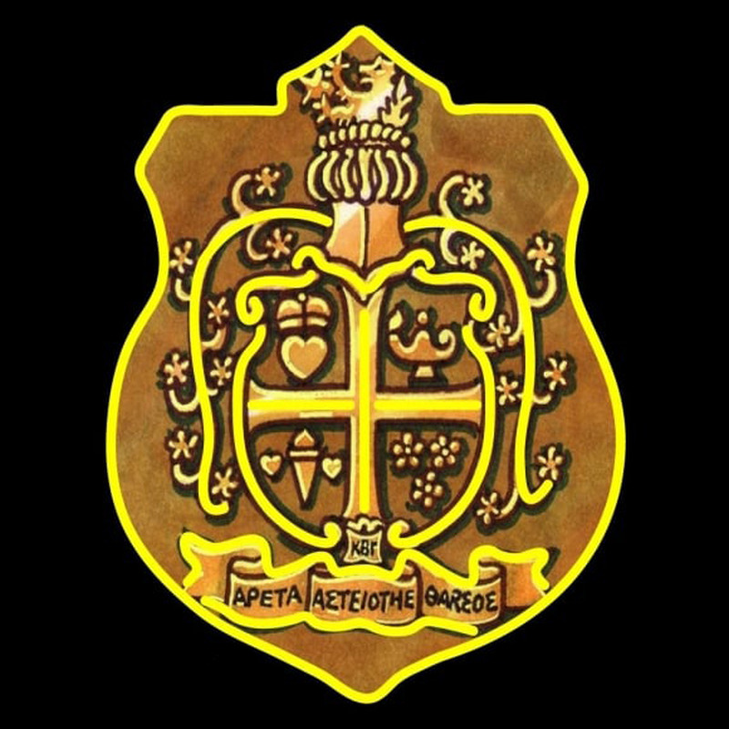 Kappa Beta Gamma Logo Neon Sign