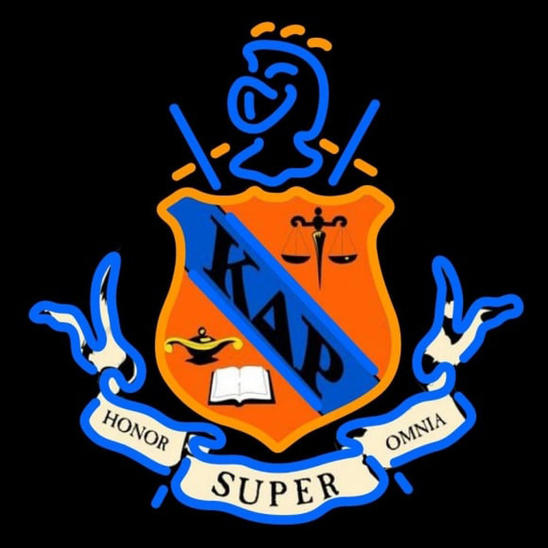 Kappa Delta Rho Chapters Logo Neon Sign