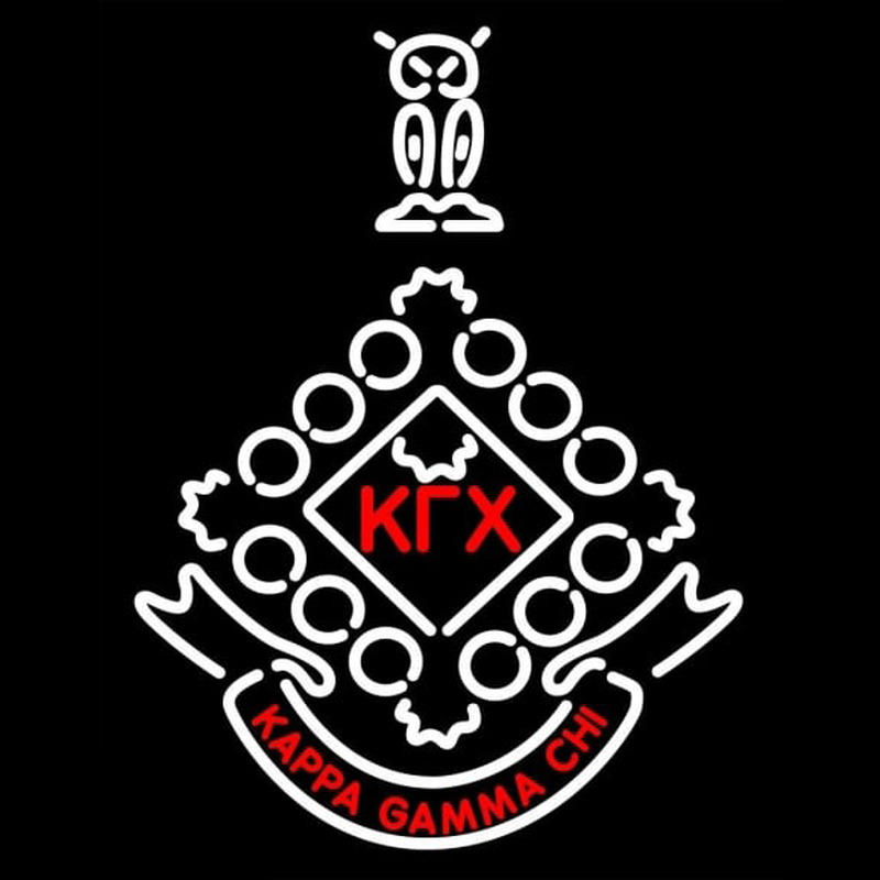 Kappa Gamma Chi Sorority Logo Neon Sign