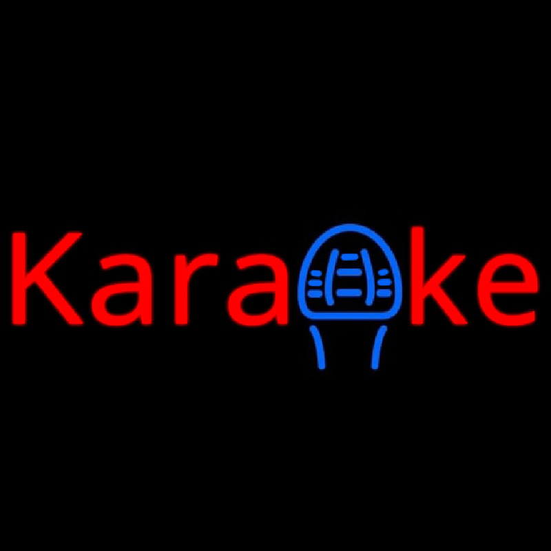 Karaoke Mike 1 Neon Sign