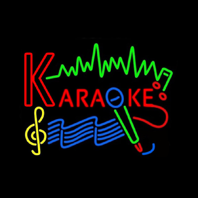 Karaoke Music  Neon Sign
