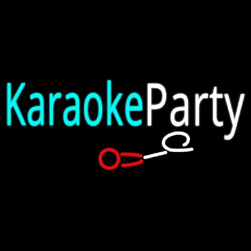 Karaoke Party Neon Sign