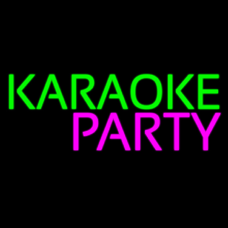 Karaoke Party Neon Sign