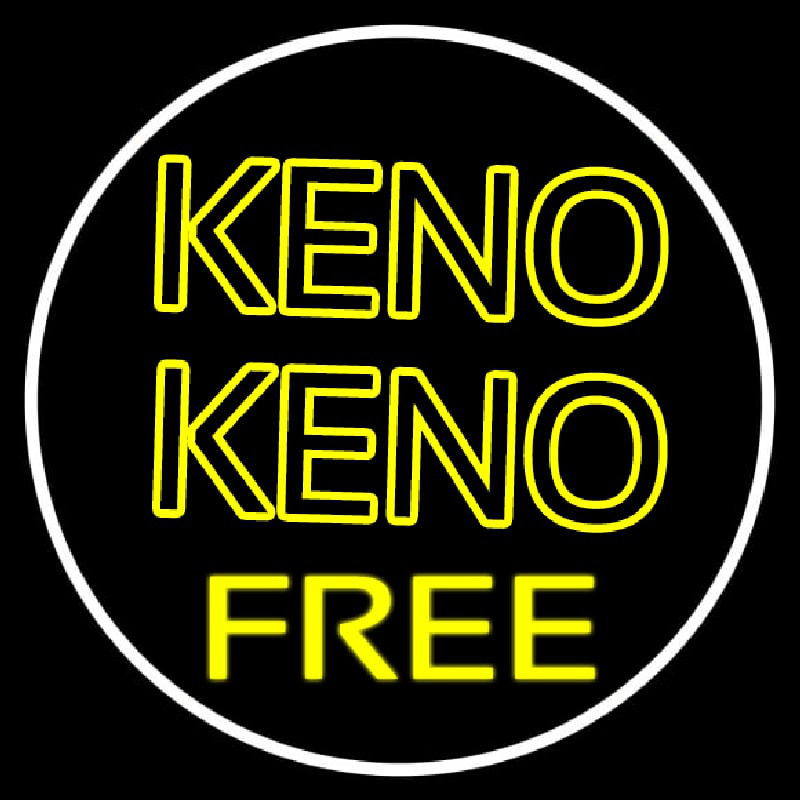 Keno Keno 1 Neon Sign