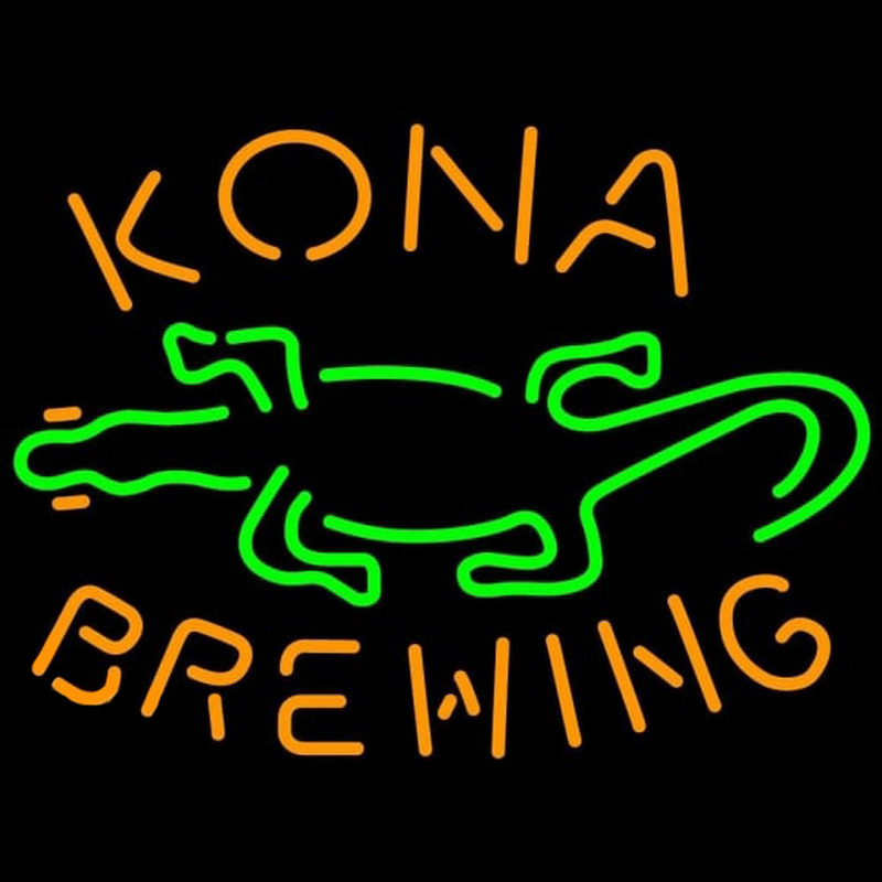 Kona Brewing Co GECKO Neon Sign
