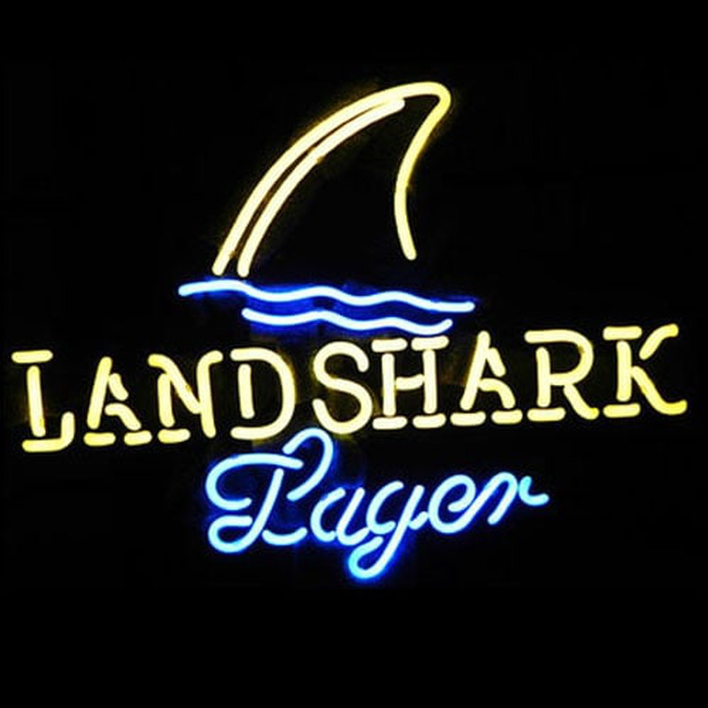 Landshark Lager Beer Neon Sign - NeonSignsUK.com