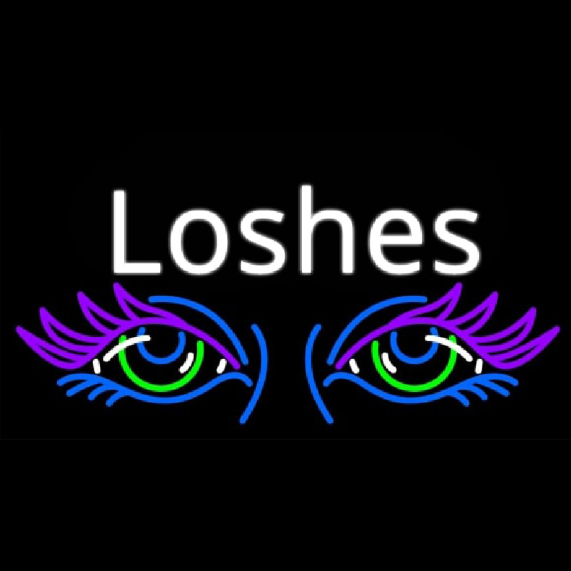 Lashes Eyes Neon Sign