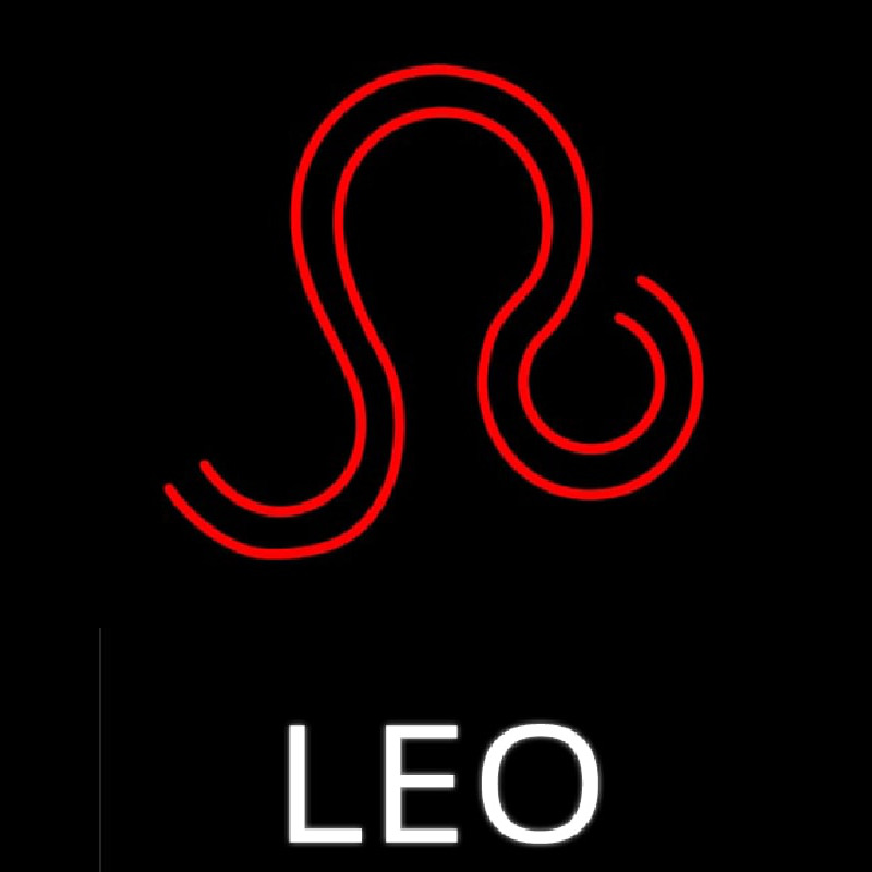 Leo Icon Neon Sign