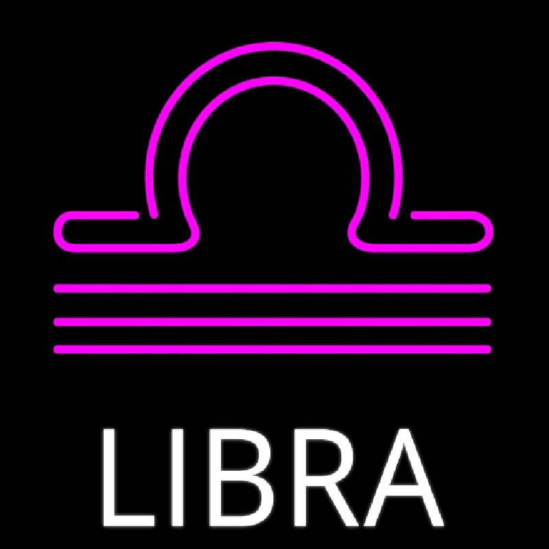 Libra Icon Neon Sign