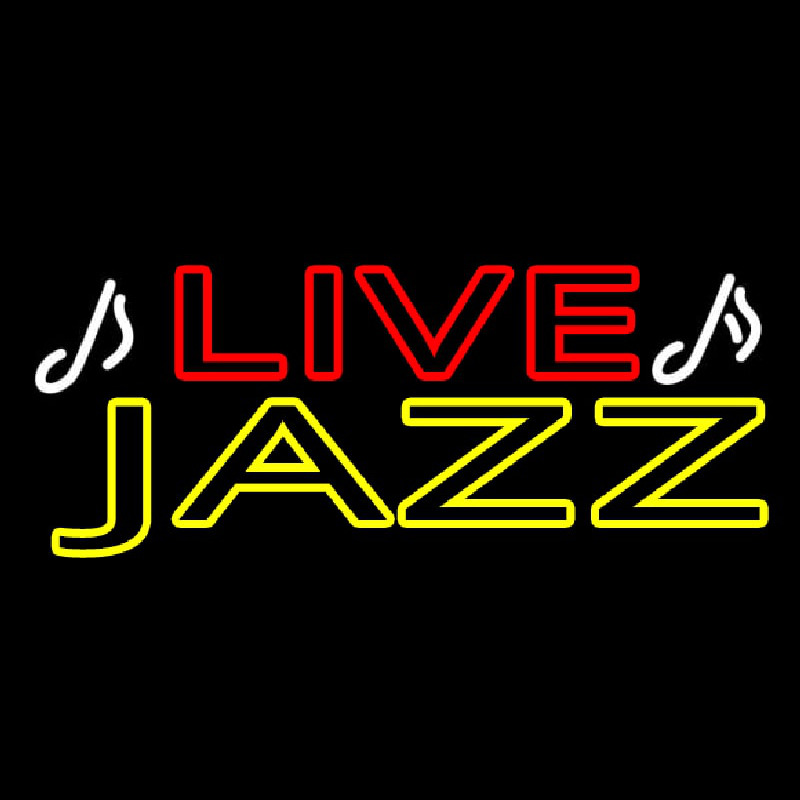 Live Jazz 1 Neon Sign