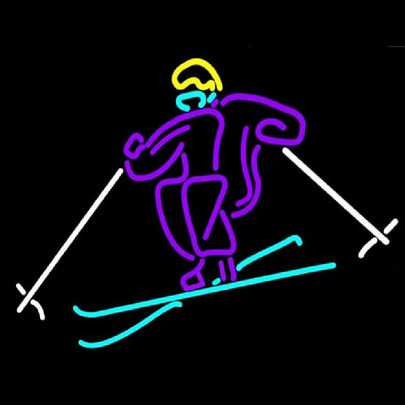 Logo of Skier Neon Sign