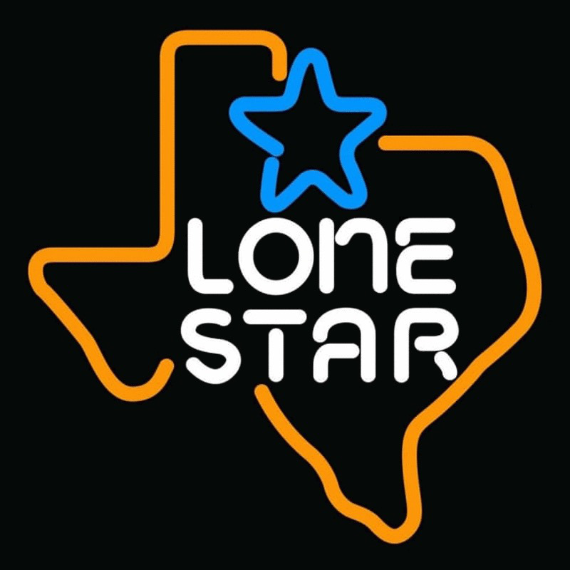Lone Star Neon Sign