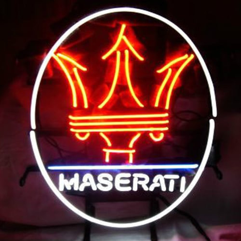 Maserati European Auto Neon Sign