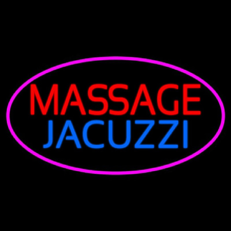 Massage And Jacuzzi Neon Sign