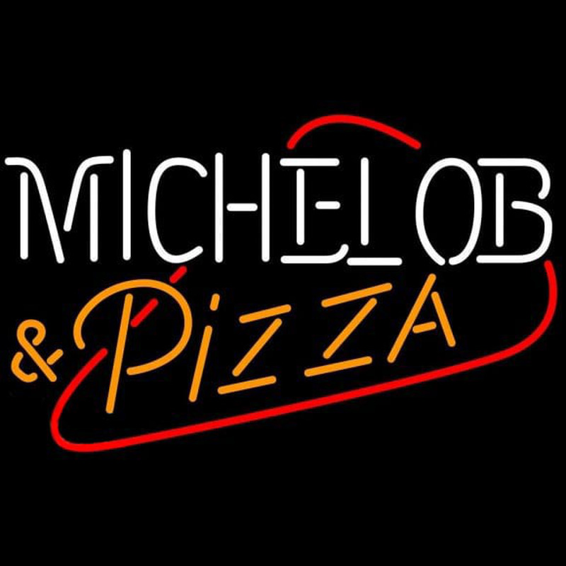 Michelob Pizza Beer Sign Neon Sign