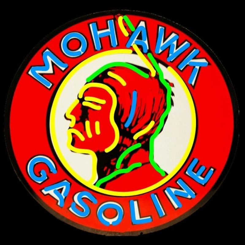 Mohawk Gasoline Neon Sign