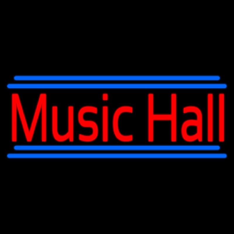 Music Hall Neon Sign