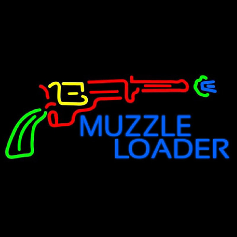 Muzzle Loader Neon Sign