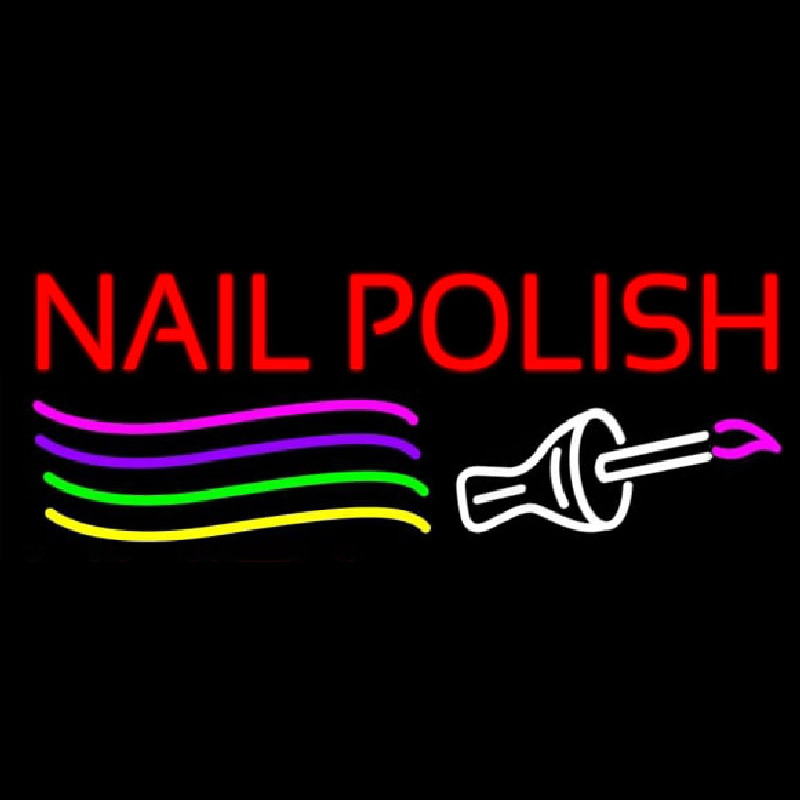 Nail Polish Brush Neon Sign