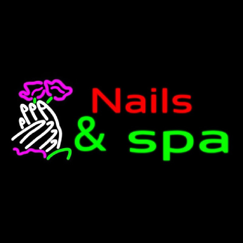 Nails And Spa Neon Sign