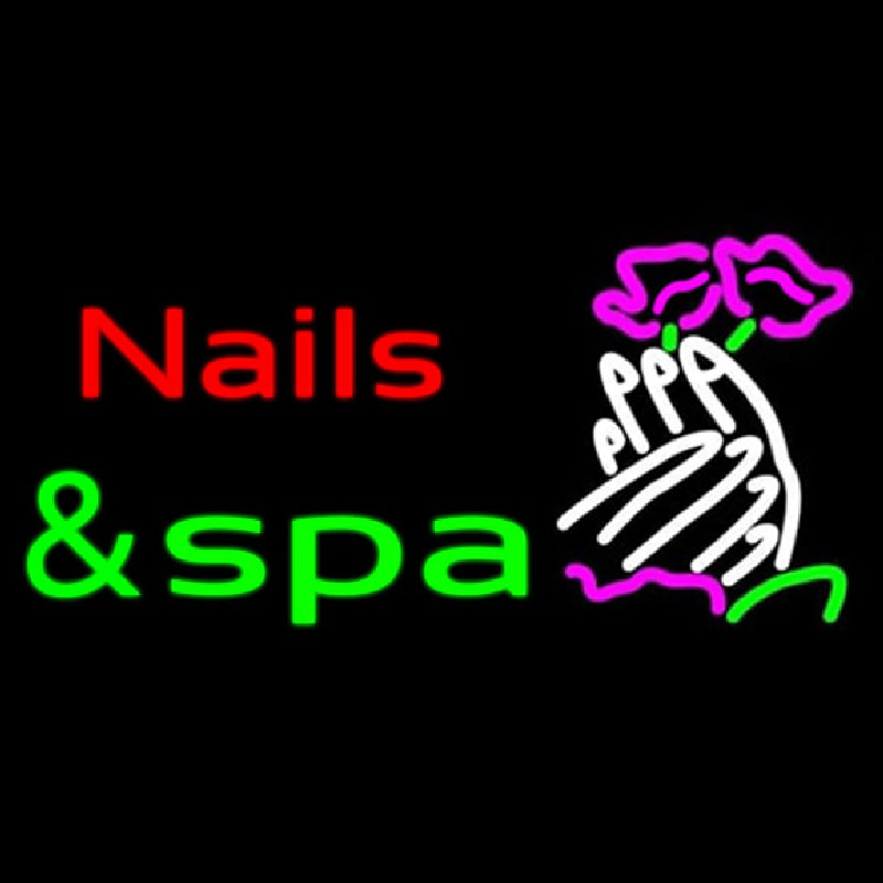 Nails And Spa Neon Sign