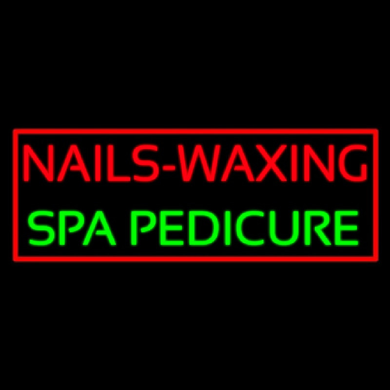 Nails Wa ing Spa Pedicure Neon Sign