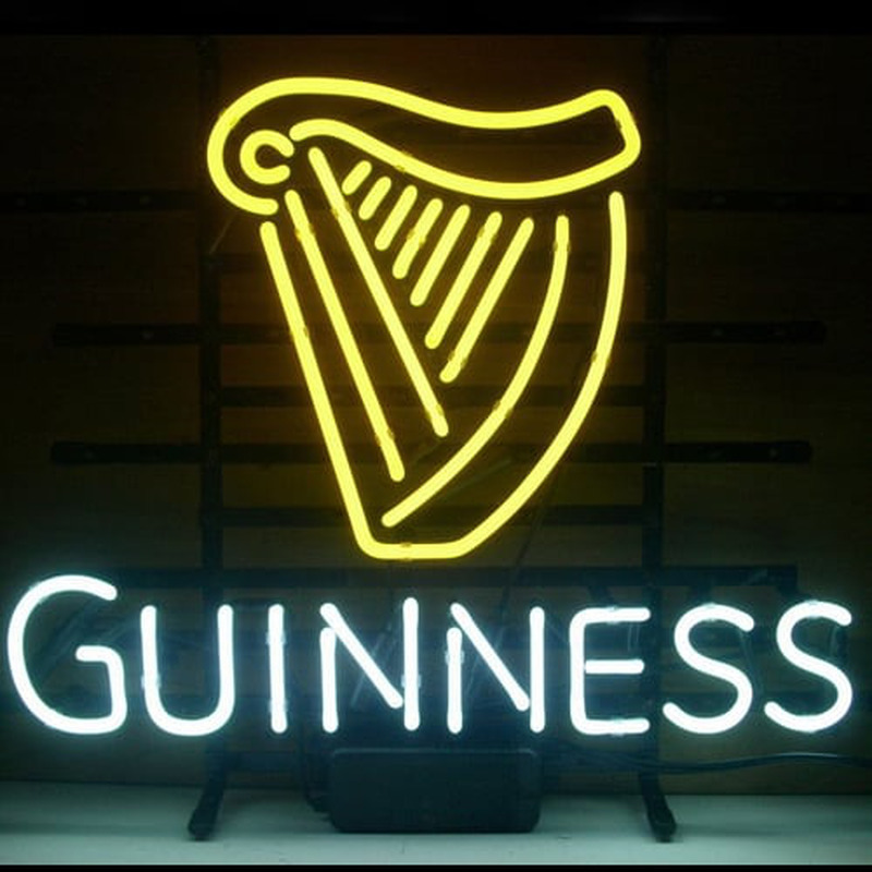 New Guinness Irish Lager Ale Harp Neon Sign