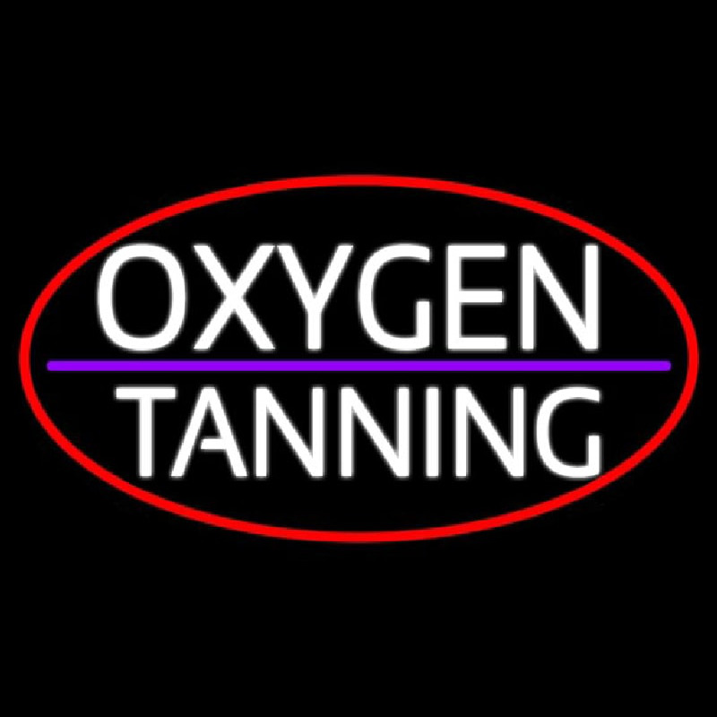 O ygen Tanning Neon Sign