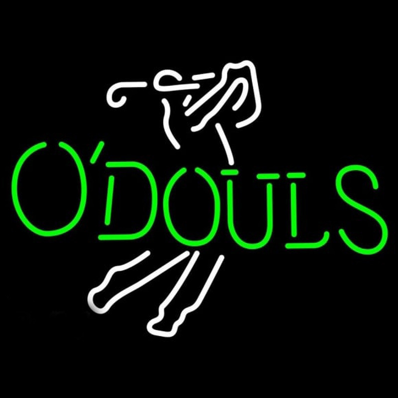 Odouls Golfer Beer Sign Neon Sign
