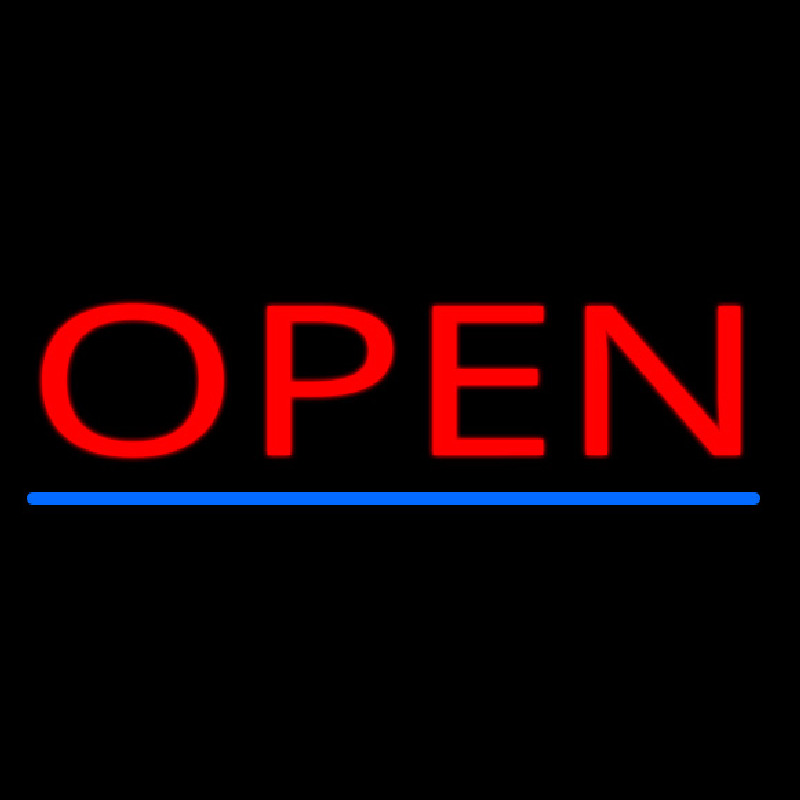 Open Neon Sign