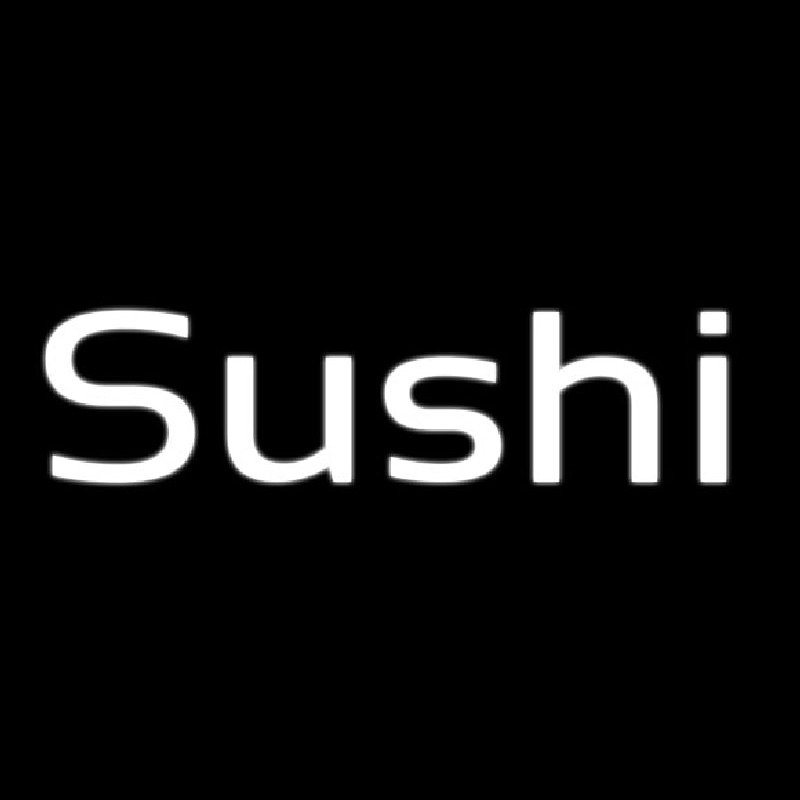 Oval Sushi Neon Sign