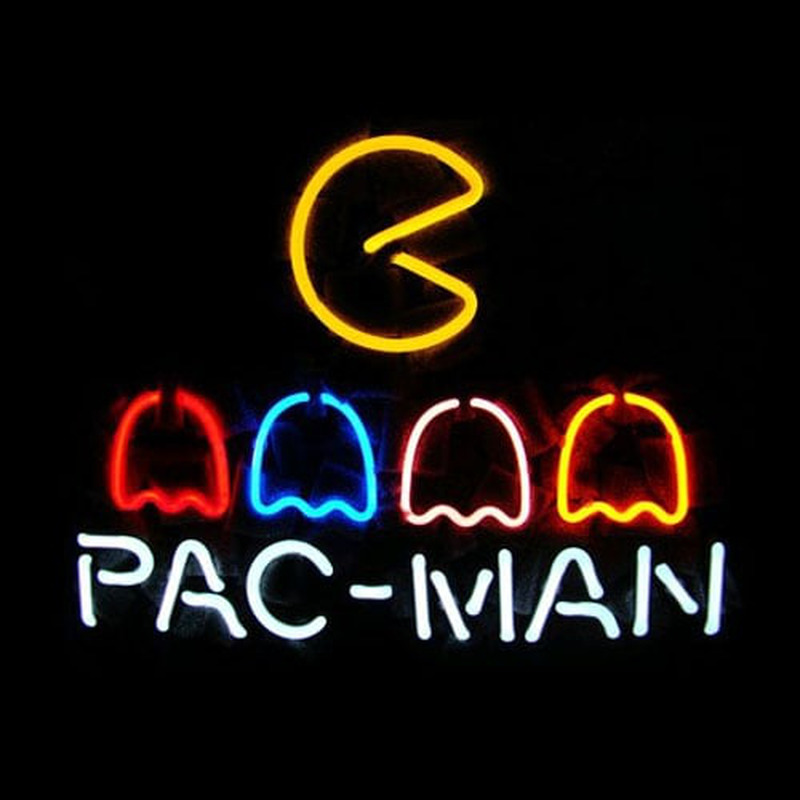 Pac Man Neon Sign