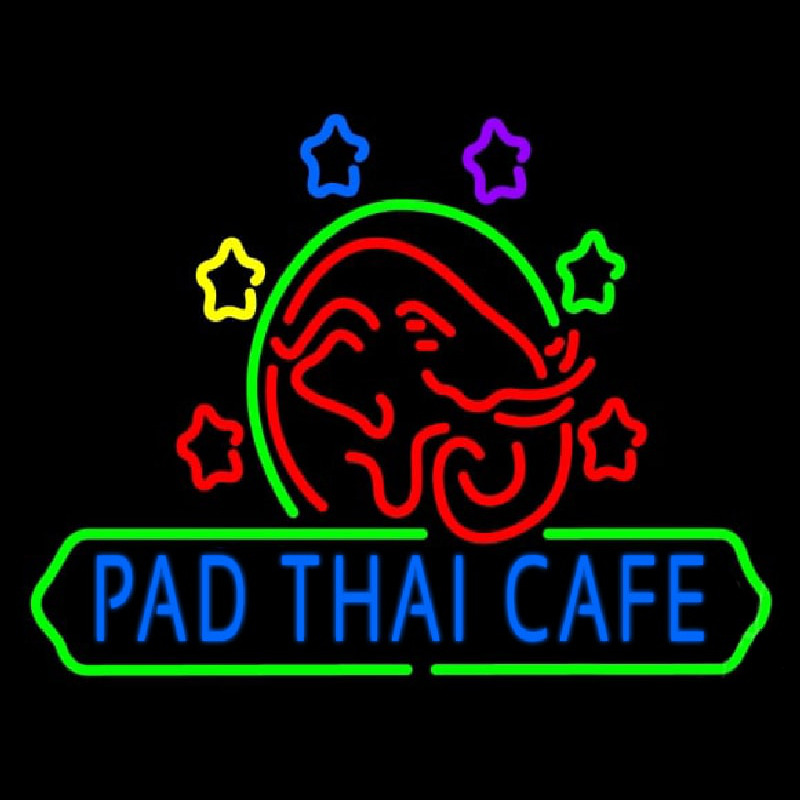Pad Thai Cafe Neon Sign