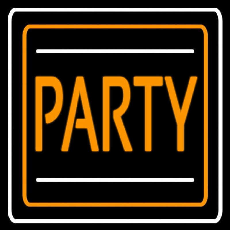 Party Border 2 Neon Sign