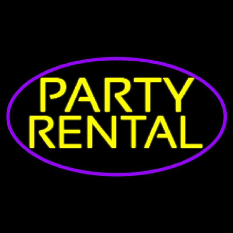 Party Rental 2 Neon Sign