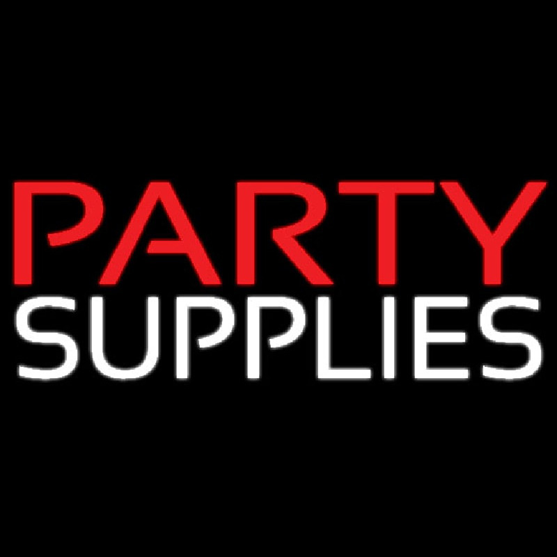 Party Supplies 2 Neon Sign