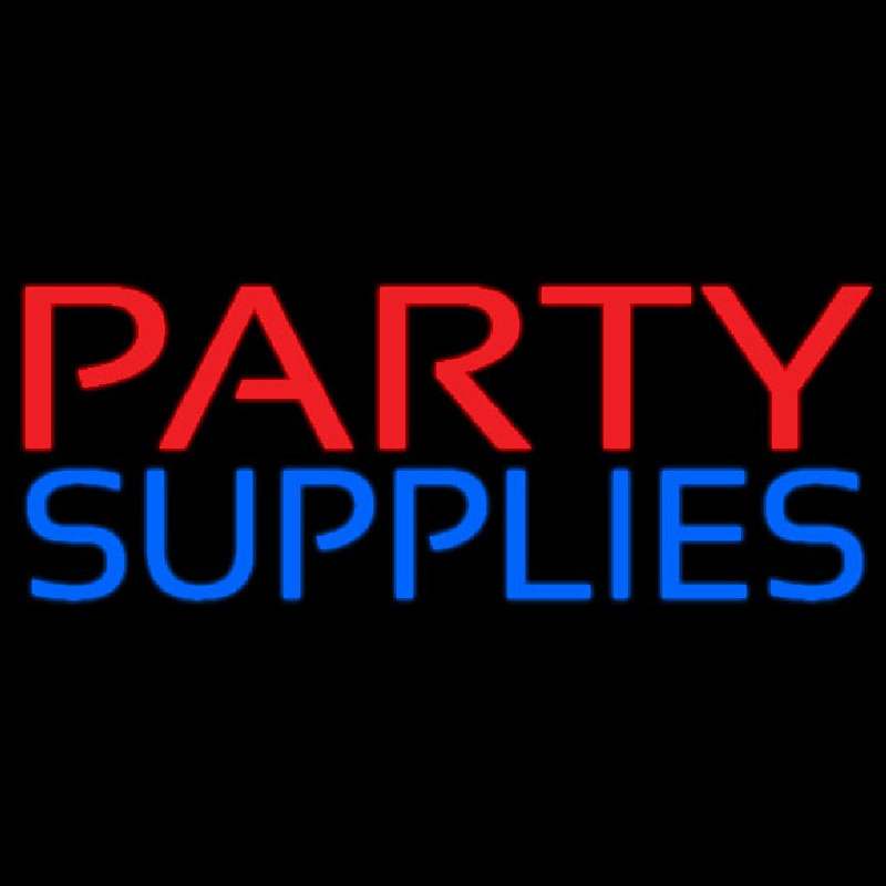 Party Supplies Neon Sign