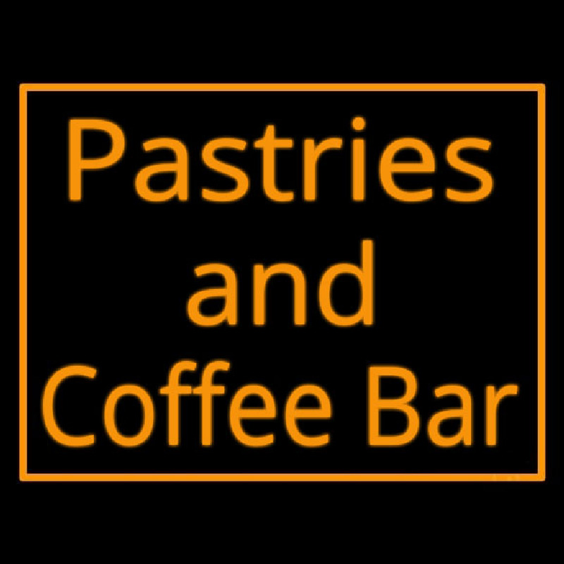 Pastries N Coffee Bar Neon Sign