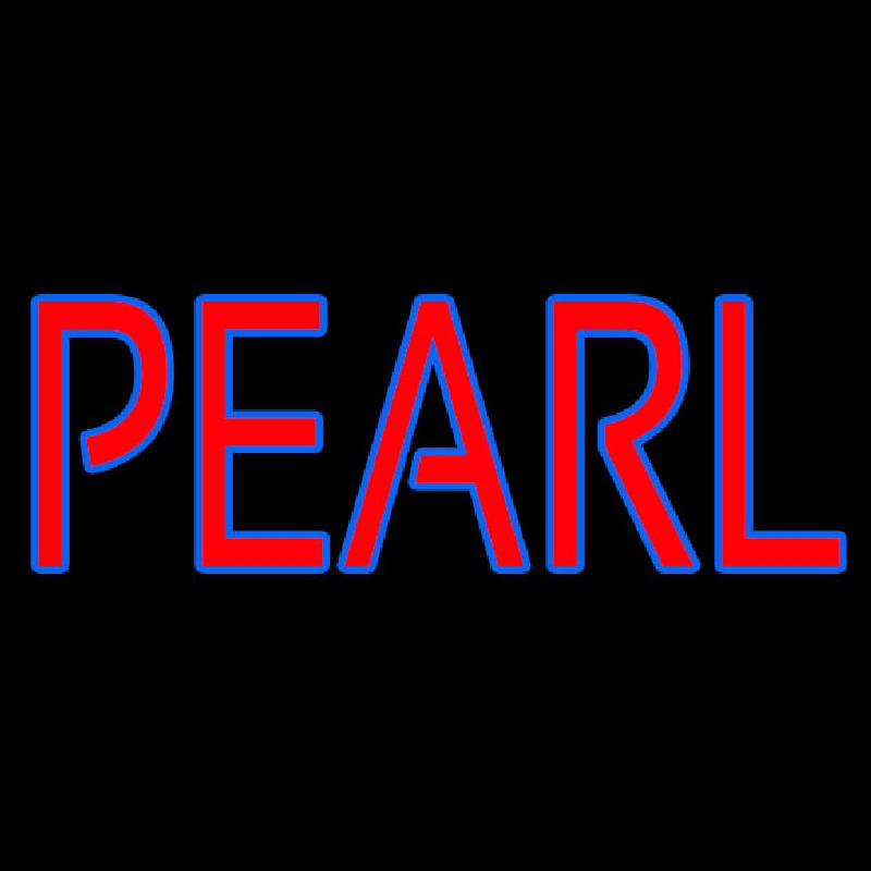 Pearl Cursive White Neon Sign