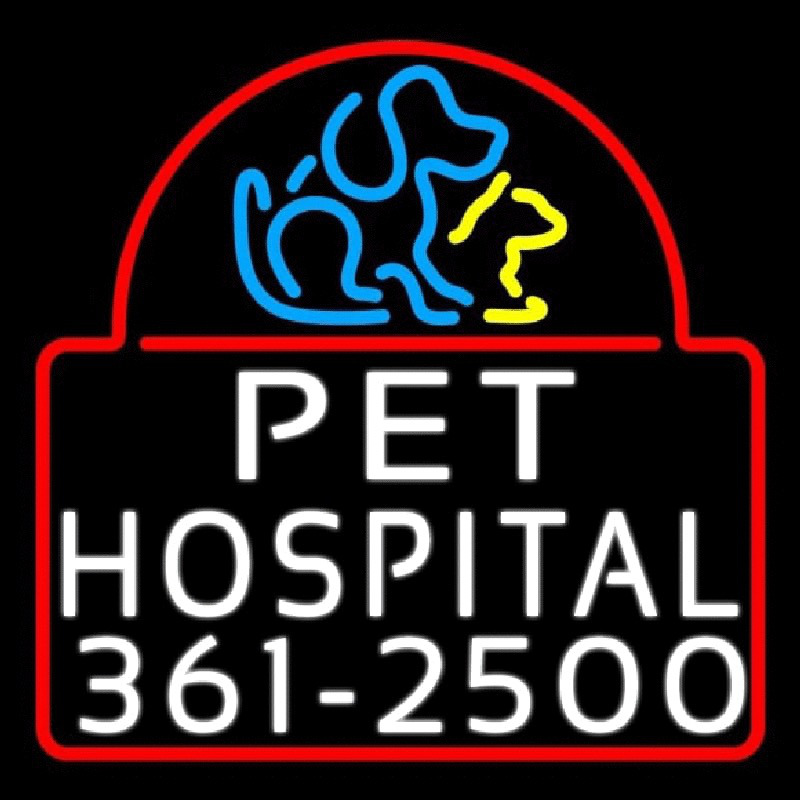 Pet Hospital Neon Sign