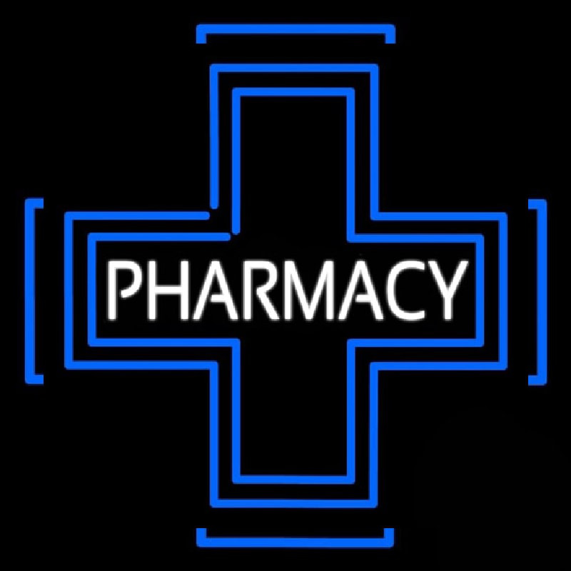 Pharmacy Inside Plus Logo Neon Sign