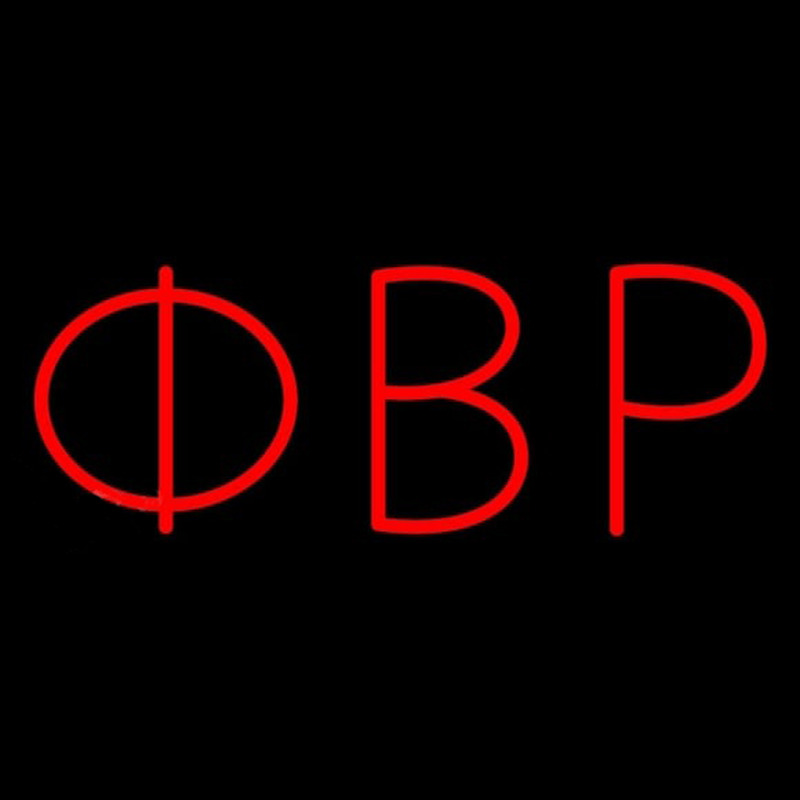 Phi Beta Rho Neon Sign