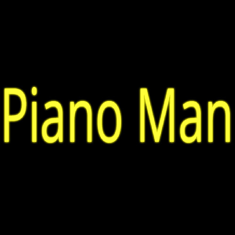 Piano Man Neon Sign